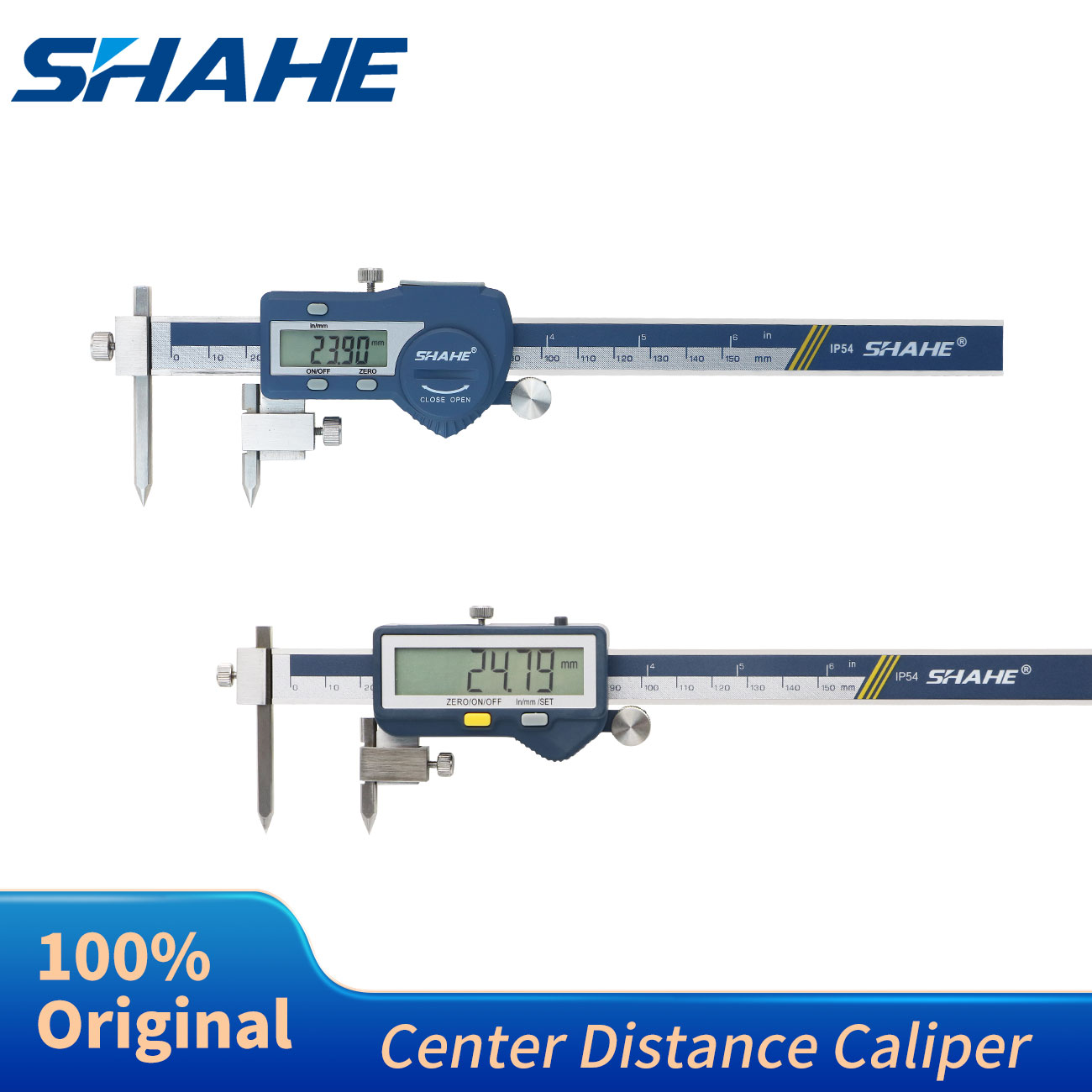 Digital Caliper 150Mm Stainless Steel - SHAHE 5-150/5-200/5-300 mm digitaler Mittentfernungssattel, digitales