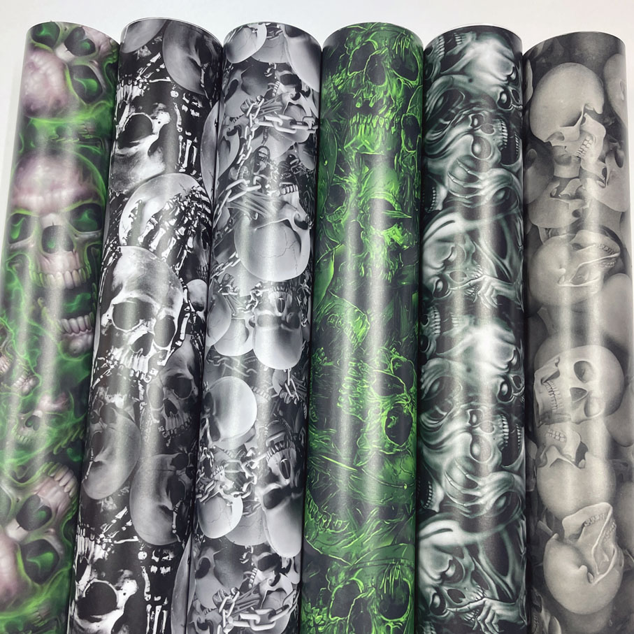 Air Bubble Wrap Roll Packaging - Verschiedene neue Graffiti Skull StickerBomb Vinyl