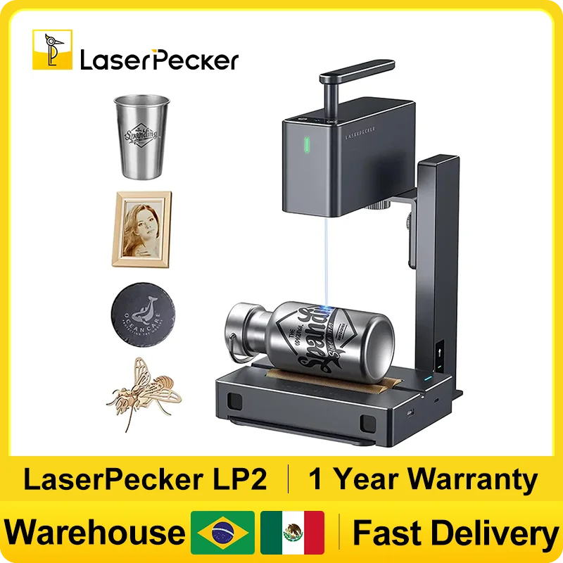 Fiber Laser Marking Machine 30W - LASERPECKER Handlasergravierer Tragbare leistungsstarke Lasergravur-Schneidemaschine mit