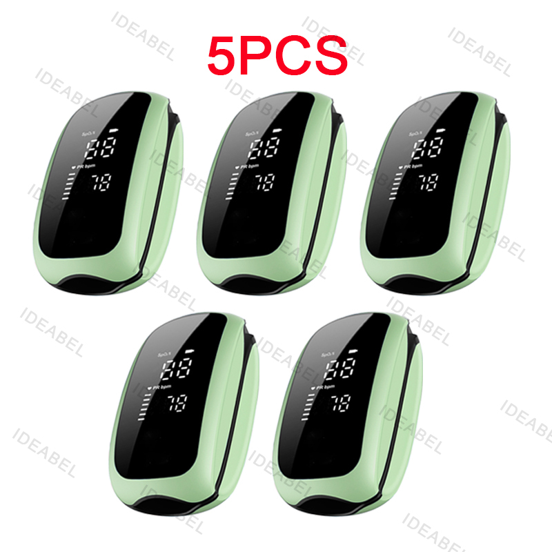 Pulse Oximeter Fingertip Rechargeable - 5 Stück Wiederaufladbares Medizinisches Oximeter mit