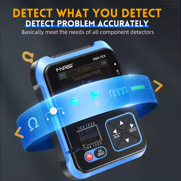 Fnirsi Digital Oscilloscope Handheld - FNIRSI DSO-TC3 Mini Handgehaltenes Digitales Oszilloskop