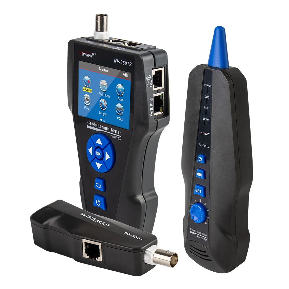 Test Instruments - NOYAFA Line Finder Netzwerktestgerät NF8601S Poe-Kabel