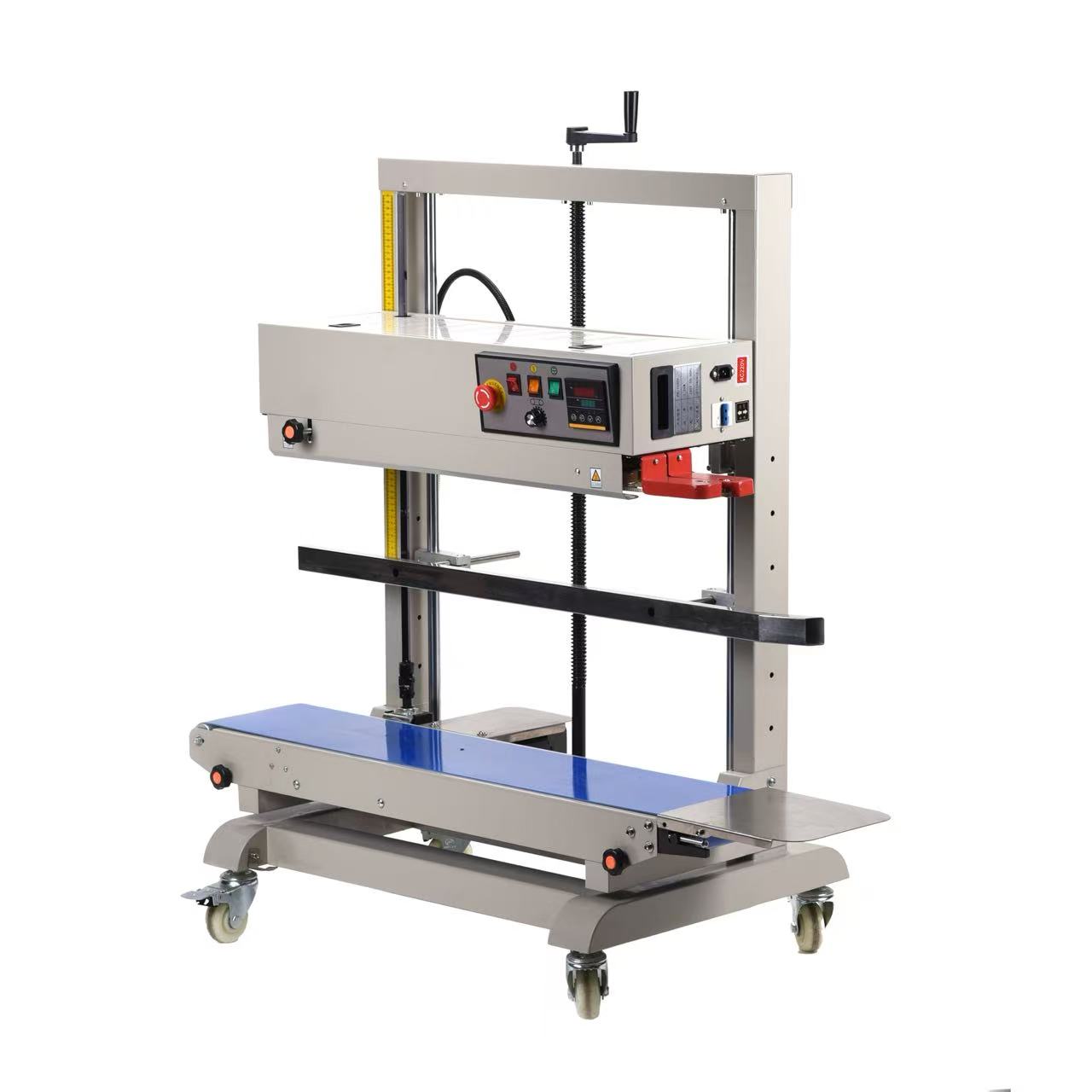 Plastic Bag Impulse Heat Sealer - Vertikaler Kontinuierlicher Bandversiegler, Industrieller Heißversiegler, Plastiktüten-Verpackungsmaschine,