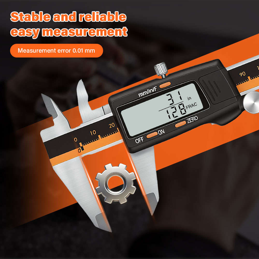 Digital Caliper 150Mm Stainless Steel - Nauwkeuriger Edelstahl-Digital-Messschieber 6 Zoll 150mm Messgerät
