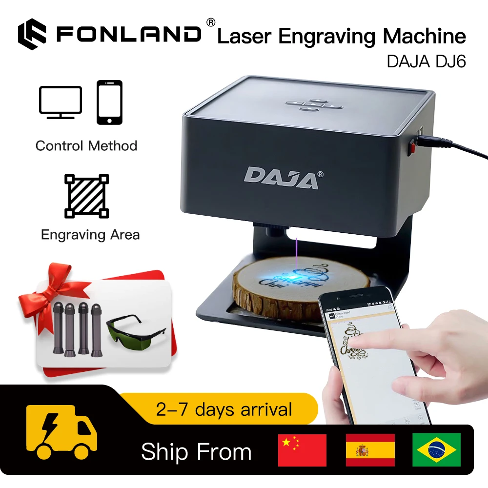 Fiber Laser Marking Machine 30W - DAJA Lasergravierer CNC DIY DJ6 Lasergravurmaschine