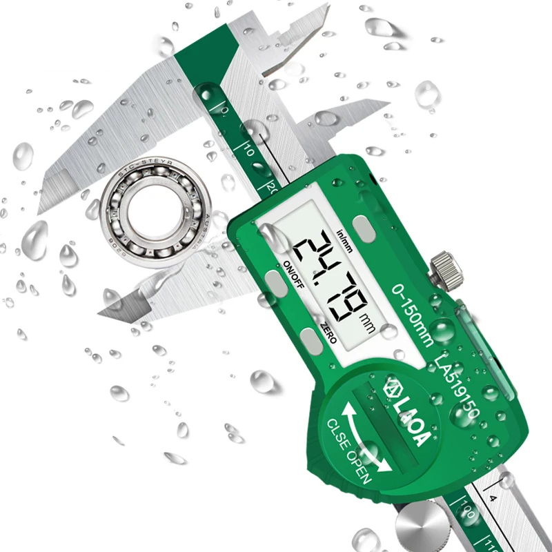 Digital Caliper 150Mm Stainless Steel - LAOA Digitaler Messschieber, 6 Zoll, 150