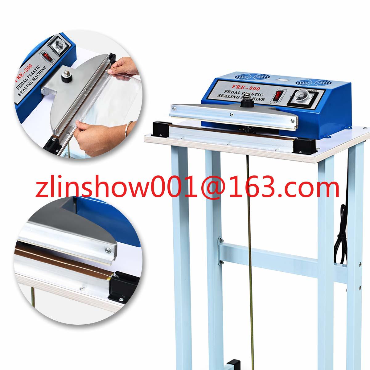 Plastic Bag Impulse Heat Sealer - Halbautomatisches 500-mm-Tischpedal-Impulsversiegelungsgerät für Lebensmittel und Kunststoff-Heißsiegelgerät
