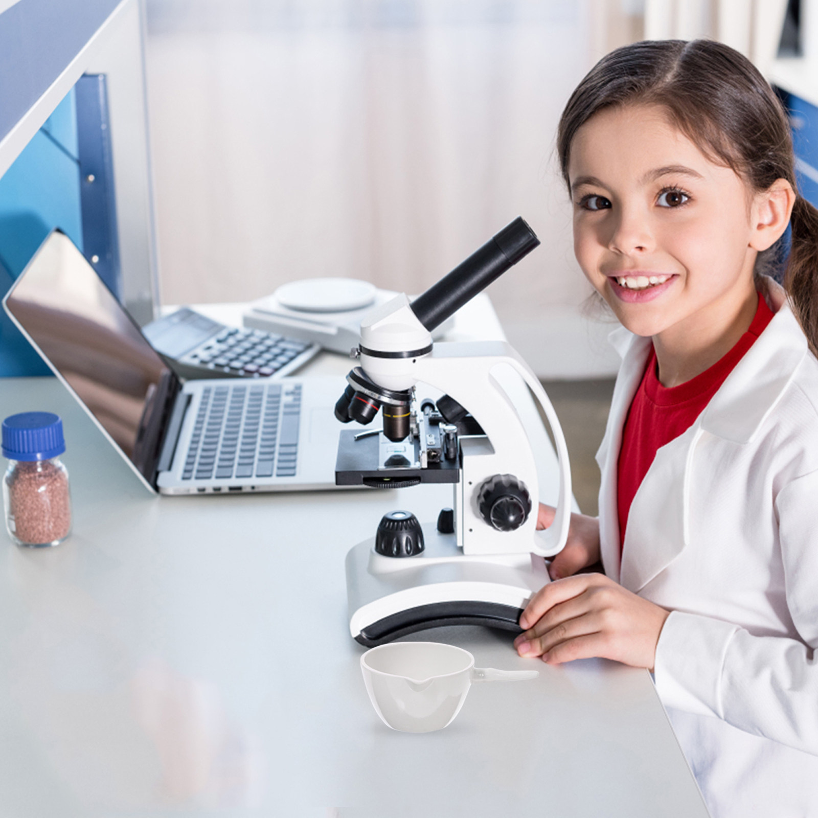 Lab Equipment - 2 Stück Verdampfschale mit Griff, Runde