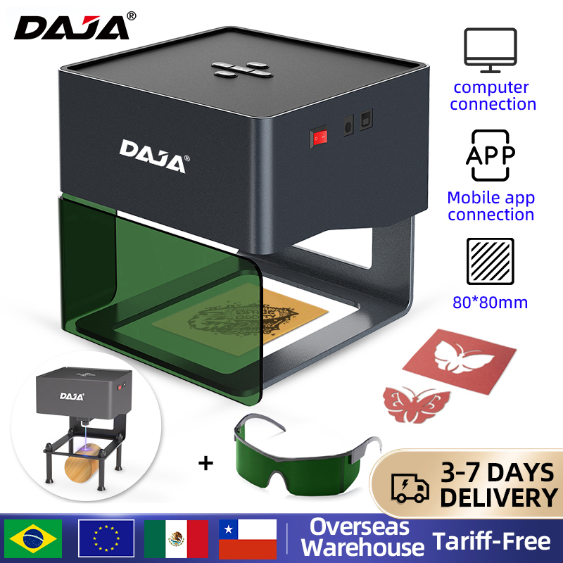 Fiber Laser Marking Machine 30W - DAJA DJ6 Mini tragbarer Lasergravierer Diy