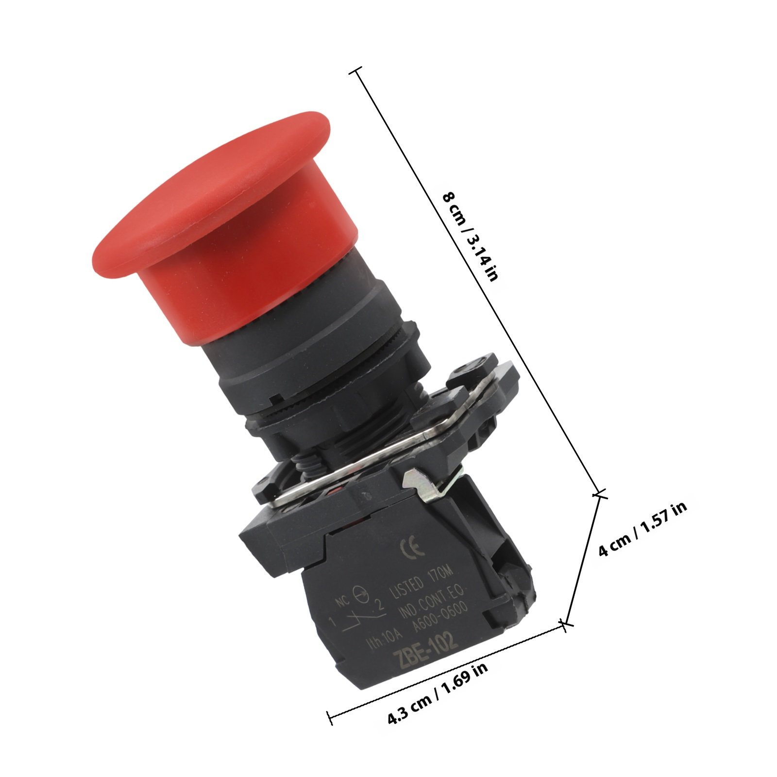 Roter Pilz-Stop-Knopf, Werkzeu – Industrial Tools Bewertung und Preis