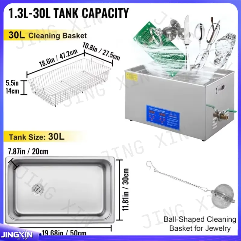 Maßgefertigt für digitale Ultr – Ultrasonic Cleaner 30L Industrial Bewertung und Preis