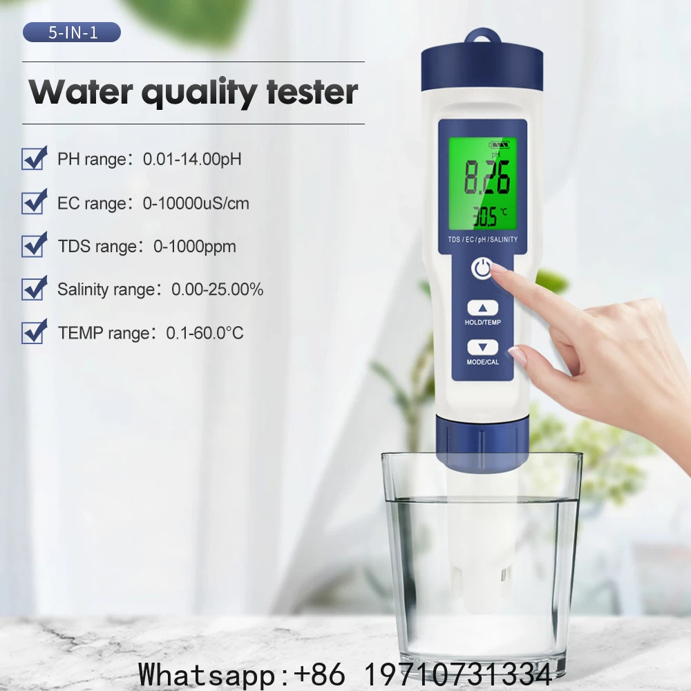5-in-1-Digital-PH-Meter, TDS-E – Ph Meter Digital Water Tester Bewertung und Preis
