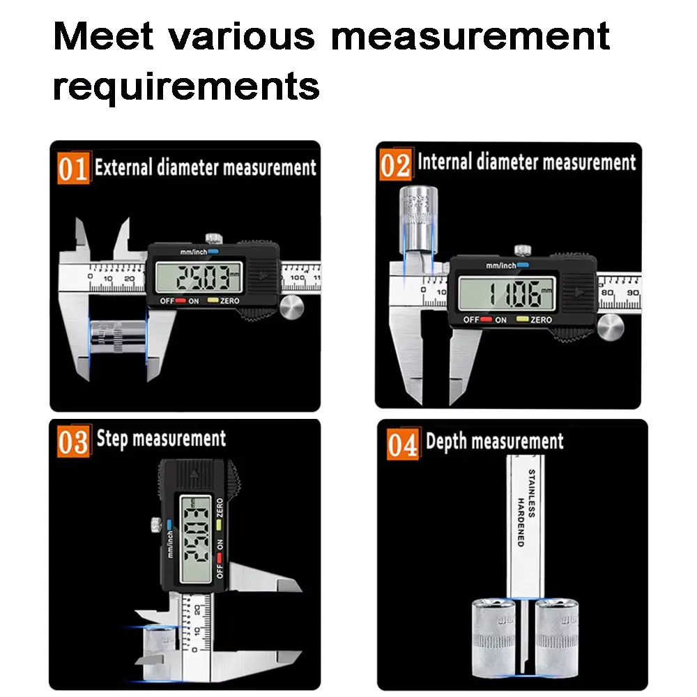 Hochpräziser digitaler Messsch – Digital Caliper 150Mm Stainless Steel Bewertung und Preis