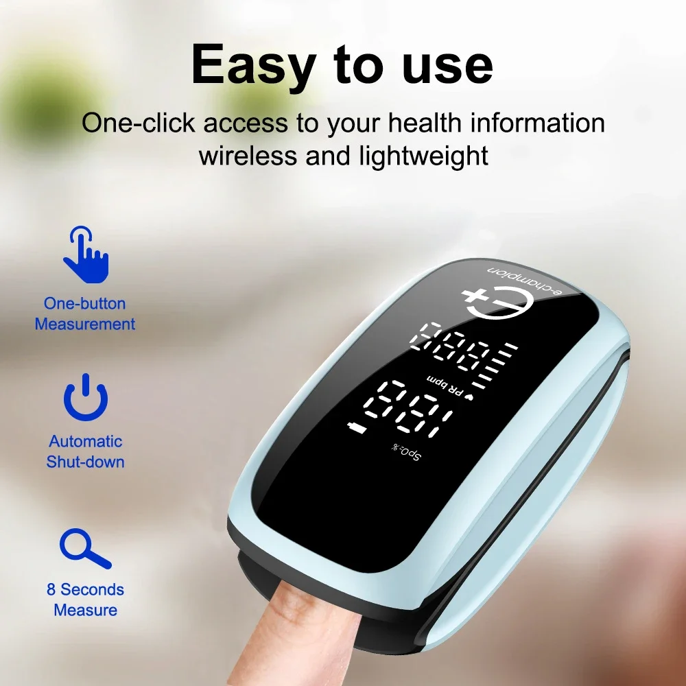 Blutsauerstoffsättigungsmonito – Pulse Oximeter Fingertip Rechargeable Bewertung und Preis