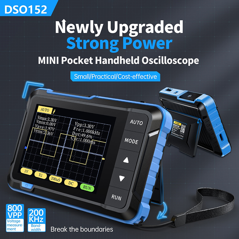 FNIRSI DSO152 Mini-Handheld-Di – Fnirsi Digital Oscilloscope Handheld Bewertung und Preis