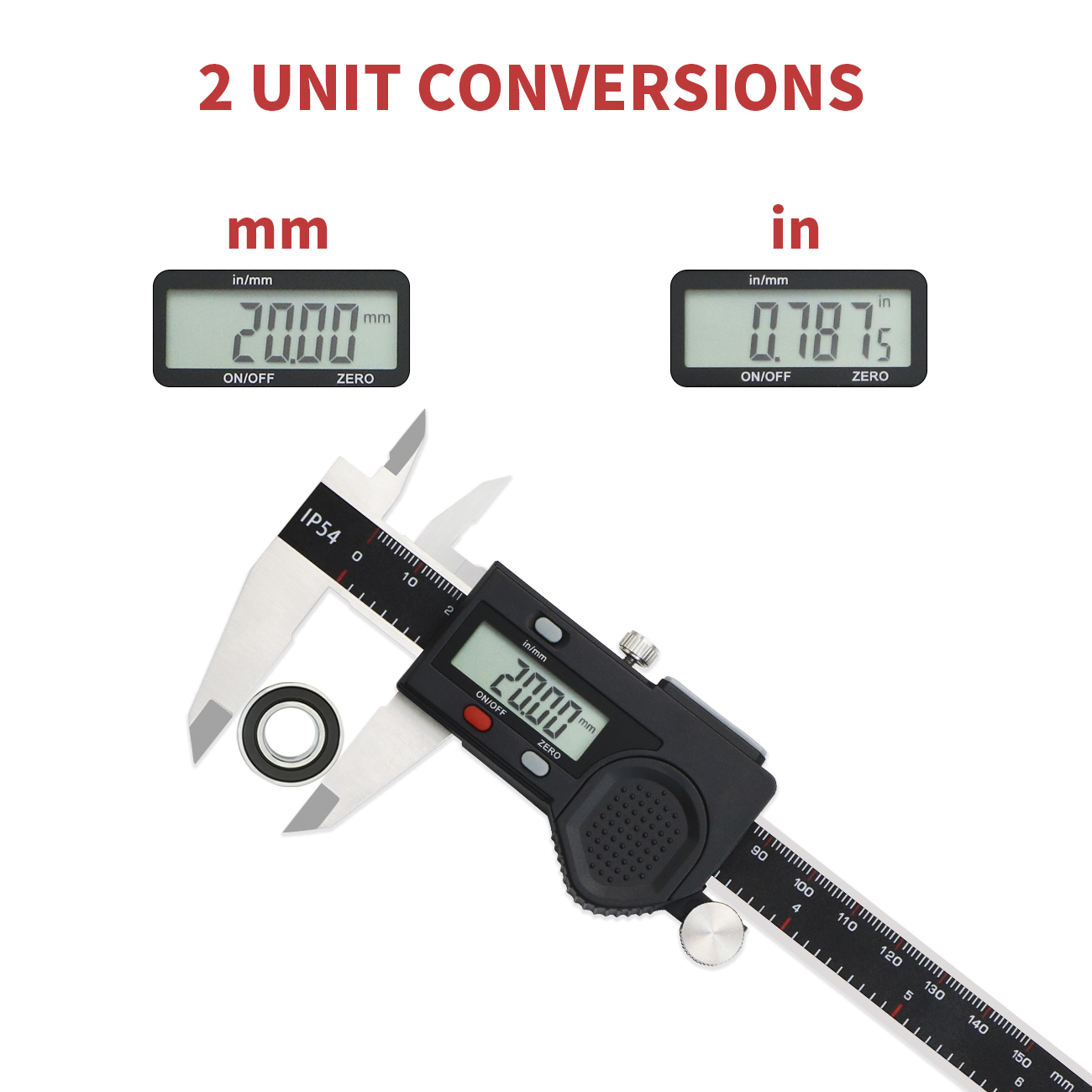 SHANHR IP54 Wasserdichter Digi – Digital Caliper 150Mm Stainless Steel Bewertung und Preis
