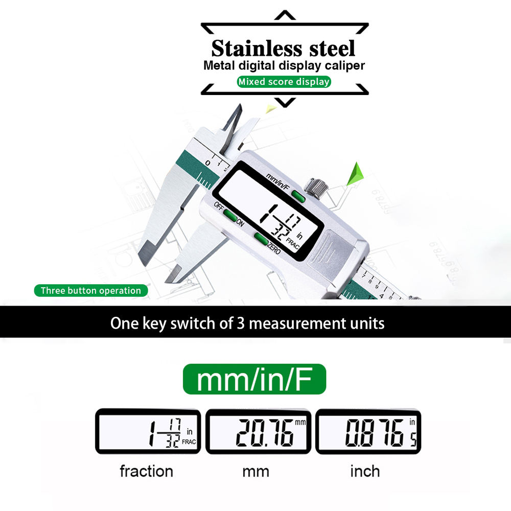 Hochpräzises elektronisches LC – Digital Caliper 150Mm Stainless Steel Bewertung und Preis