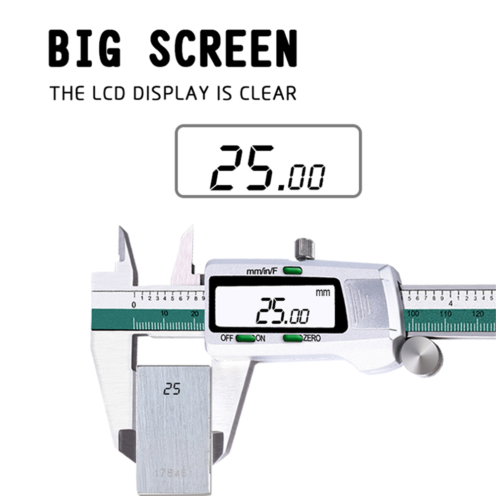 Hochpräzises elektronisches LC – Digital Caliper 150Mm Stainless Steel Bewertung und Preis