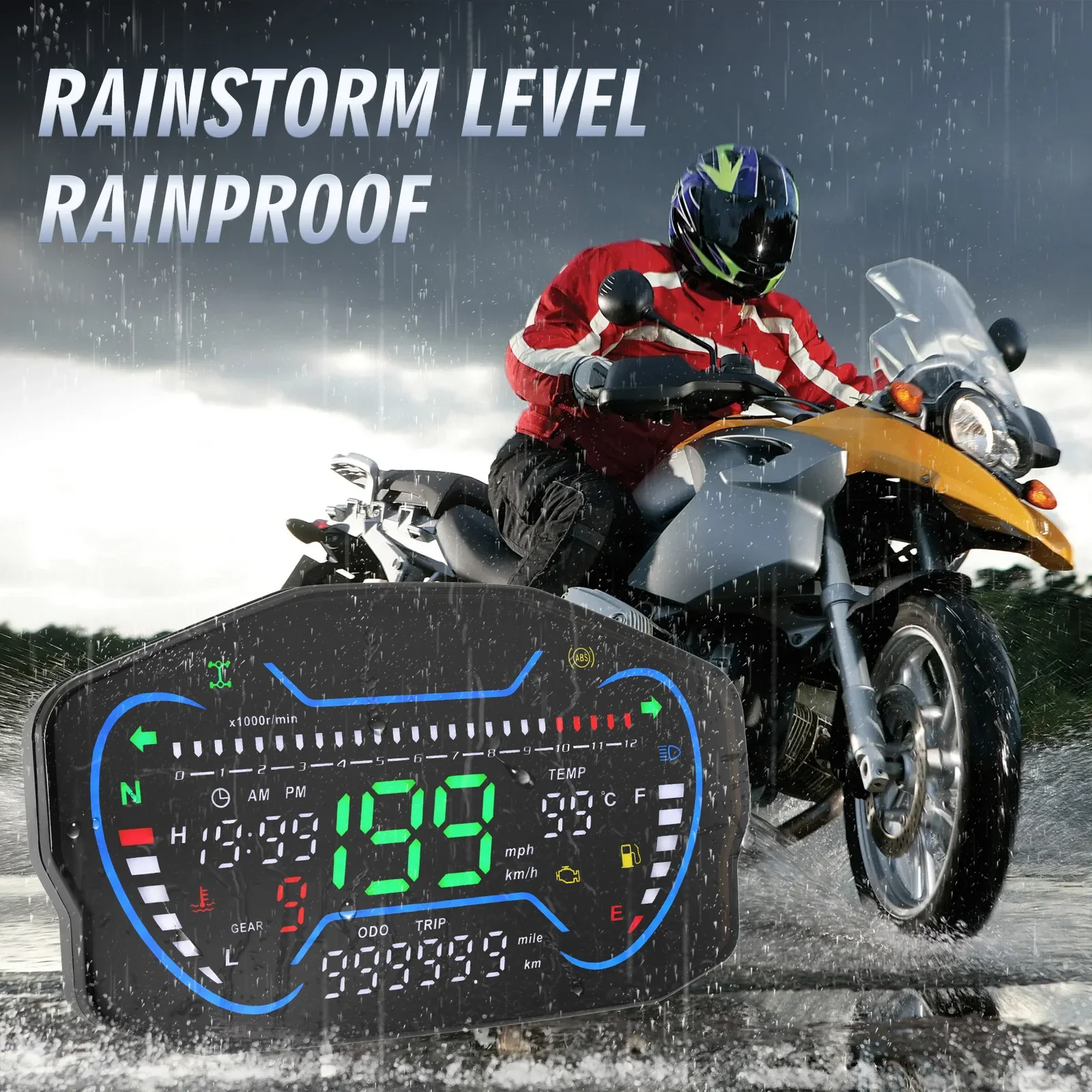 Digitaler Motorrad-Tachometer, – Test Instruments Bewertung und Preis