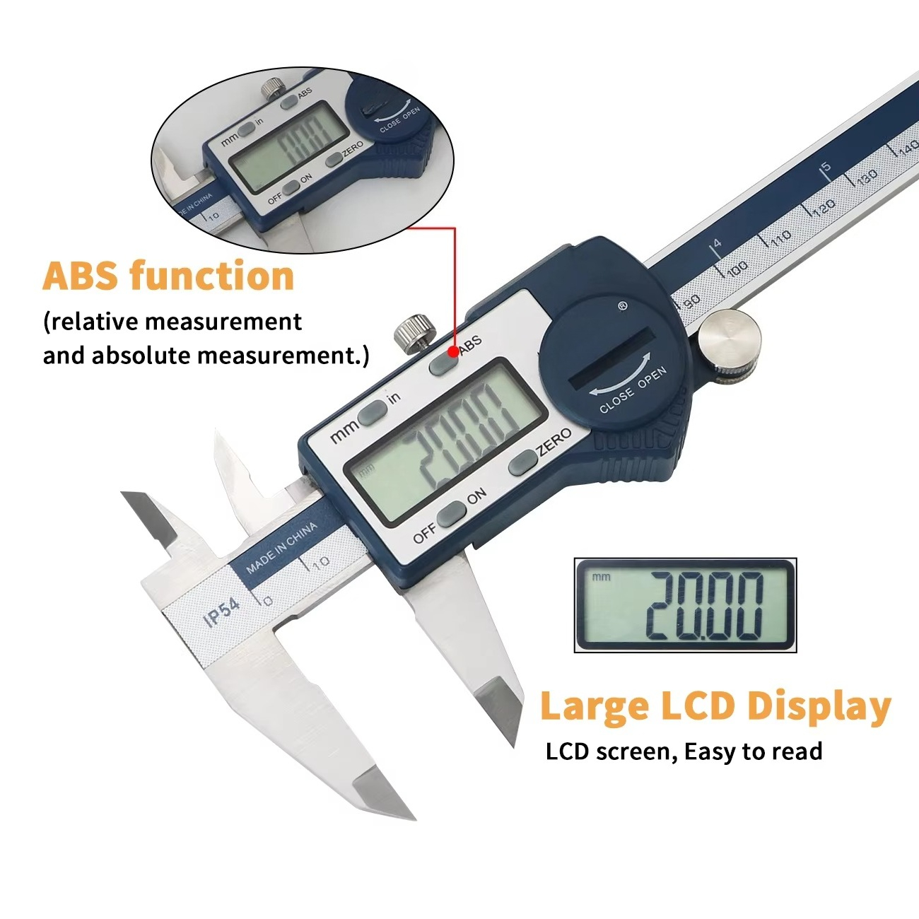 IP54 0–150 mm digitaler Messsc – Digital Caliper 150Mm Stainless Steel Bewertung und Preis