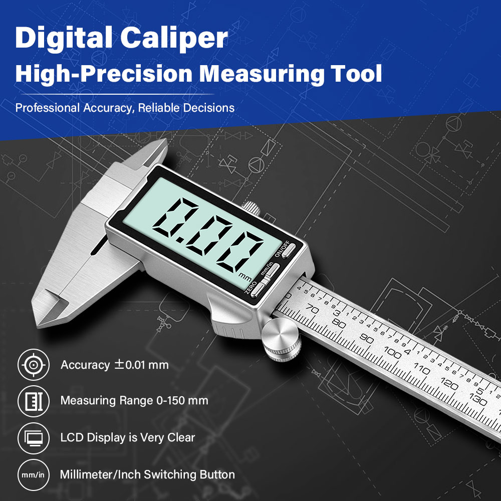 Neuer 150mm 6 Zoll Edelstahl D – Digital Caliper 150Mm Stainless Steel Bewertung und Preis