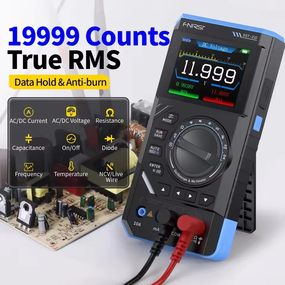 DST210 3-in-1 Digital-Multimet – Fnirsi Digital Oscilloscope Handheld Bewertung und Preis