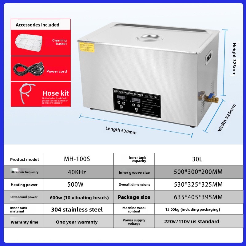 30L Hochleistungs-Ultraschallr – Ultrasonic Cleaner 30L Industrial Bewertung und Preis